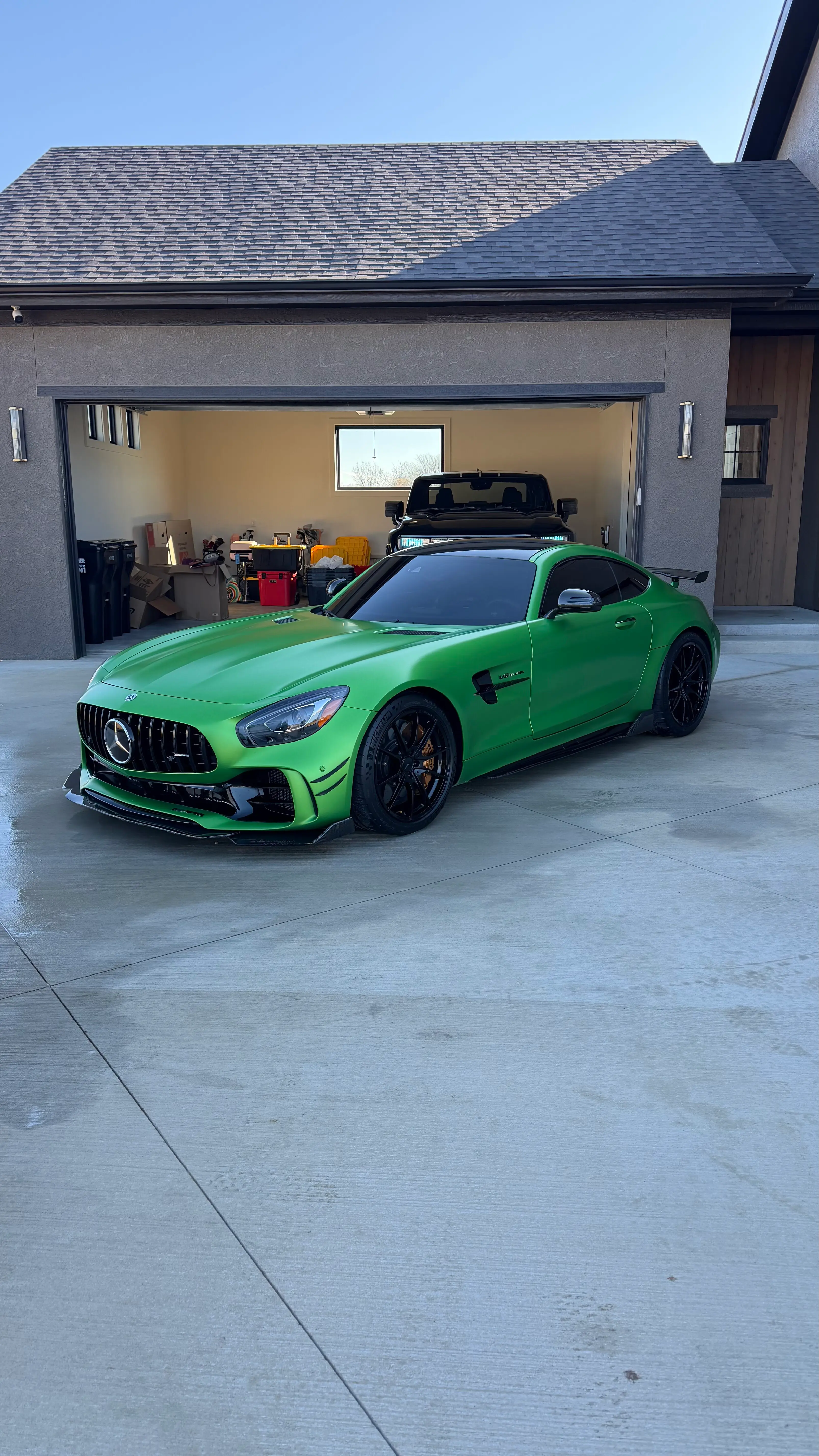 Mercedes AMG GT-R after full exterior detail